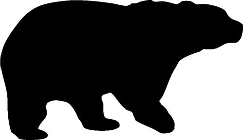 Bear silhouette